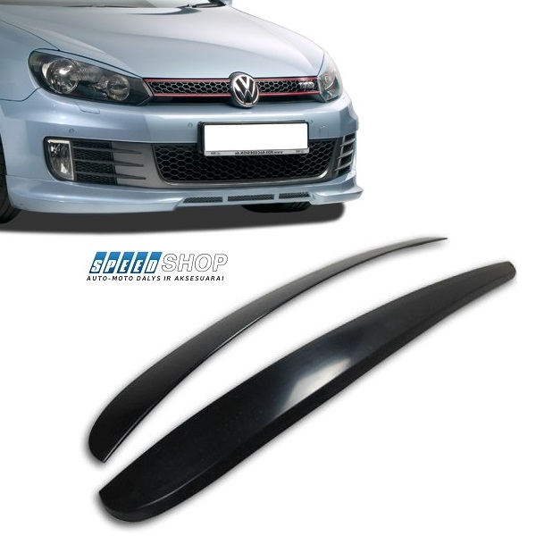 Golf 6 priekinių žibintų apdaila